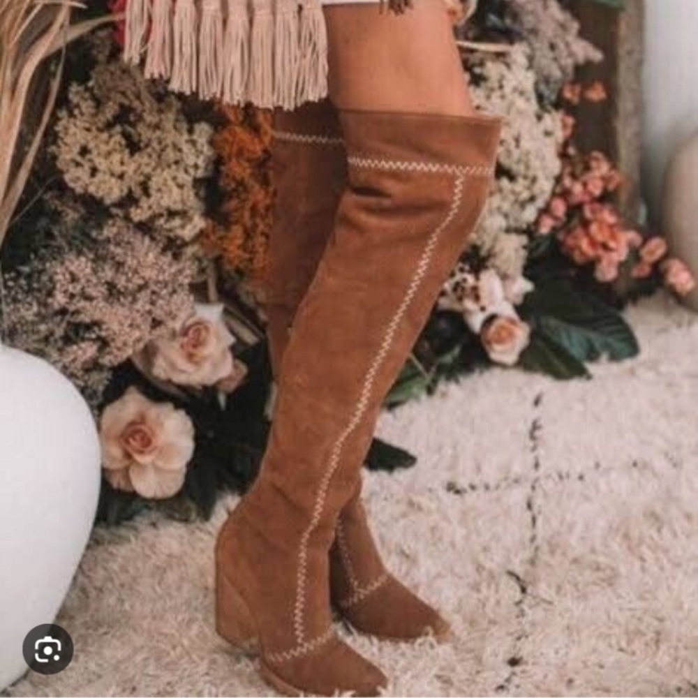 Spell Zephyr over the knee boots